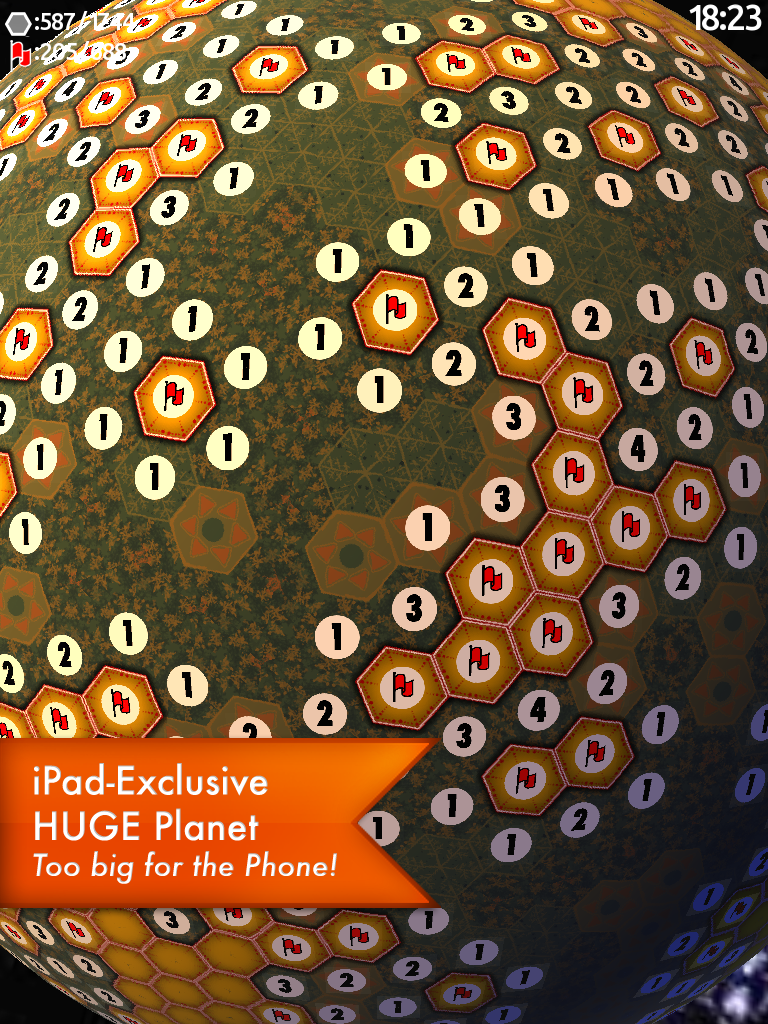 HUGE planets on iPad
